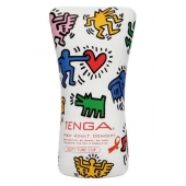 Мастурбатор-туба Keith Haring Soft Tube CUP - Tenga - в Улан-Удэ купить с доставкой