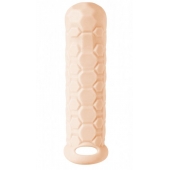 Телесный фаллоудлинитель Homme Long - 15,5 см. - Lola Games - в Улан-Удэ купить с доставкой