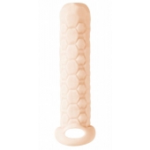 Телесный фаллоудлинитель Homme Long - 13,5 см. - Lola Games - в Улан-Удэ купить с доставкой