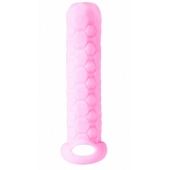 Розовый фаллоудлинитель Homme Long - 13,5 см. - Lola Games - в Улан-Удэ купить с доставкой