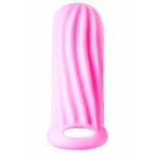 Розовый фаллоудлинитель Homme Wide - 11 см. - Lola Games - в Улан-Удэ купить с доставкой