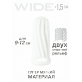 Белый фаллоудлинитель Homme Wide - 11 см. - Lola Games - в Улан-Удэ купить с доставкой