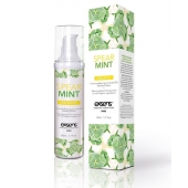 Разогревающее массажное масло Gourmet Spearmint Organic с органическими ингредиентами - 50 мл. - Exsens - купить с доставкой в Улан-Удэ