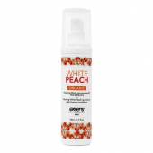 Разогревающее массажное масло Gourmet White Peach Organic с органическими ингредиентами - 50 мл. - Exsens - купить с доставкой в Улан-Удэ