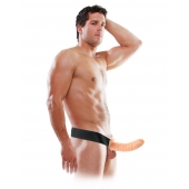 Полый страпон 8  Hollow Strap-On телесного цвета - 19 см. - Pipedream - купить с доставкой в Улан-Удэ