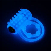 Голубое, светящееся в темноте виброкольцо Lumino Play Vibrating Penis Ring - Lovetoy - в Улан-Удэ купить с доставкой