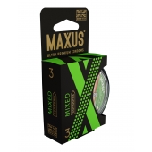 Презервативы в пластиковом кейсе MAXUS AIR Mixed - 3 шт. - Maxus - купить с доставкой в Улан-Удэ