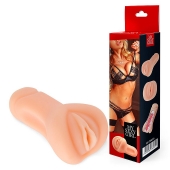 Телесный реалистичный мастурбатор в виде вагины - Bior toys - в Улан-Удэ купить с доставкой