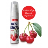 Гель-смазка Tutti-frutti с вишнёвым вкусом - 30 гр. - Биоритм - купить с доставкой в Улан-Удэ