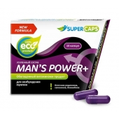 Возбуждающее средство для мужчин Mans Power plus - 10 капсул (0,35 гр.) +1 в подарок - SuperCaps - купить с доставкой в Улан-Удэ