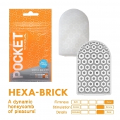 Карманный мастурбатор HEXA-BRICK - Tenga - в Улан-Удэ купить с доставкой