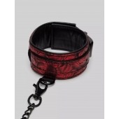 Красно-черные оковы Reversible Faux Leather Ankle Cuffs - Fifty Shades of Grey - купить с доставкой в Улан-Удэ