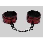 Красно-черные оковы Reversible Faux Leather Ankle Cuffs - Fifty Shades of Grey - купить с доставкой в Улан-Удэ