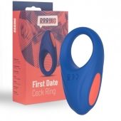 Синее эрекционное кольцо RRRING First Date Cock Ring - FeelzToys - в Улан-Удэ купить с доставкой