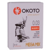 Набор из 4 презервативов OKOTO MegaMIX - Sitabella - купить с доставкой в Улан-Удэ