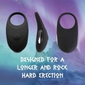 Черное эрекционное виброкольцо Thor Cockring - FeelzToys - в Улан-Удэ купить с доставкой