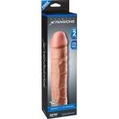 Телесная насадка Fantasy X-tensions Perfect 2  Extension - 20,3 см. - Pipedream - в Улан-Удэ купить с доставкой