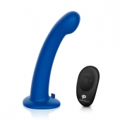 Синяя насадка Remote Control P-Spot G-Spot с черными трусиками - 20 см. - Pegasus - купить с доставкой в Улан-Удэ