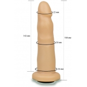 Телесная насадка Harness - 15,8 см. - LOVETOY (А-Полимер) - купить с доставкой в Улан-Удэ