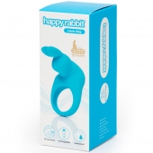 Голубое эрекционное виброкольцо Happy Rabbit Rechargeable Rabbit Cock Ring - Happy Rabbit - в Улан-Удэ купить с доставкой