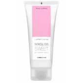 Смазка на водной основе Mixgliss Sweet с ароматом бабл-гам - 70 мл. - Mixgliss - купить с доставкой в Улан-Удэ