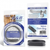 Кольцо на пенис из искусственной кожи на липучке VELCRO COCK RING - 5 см. - BlueLine - в Улан-Удэ купить с доставкой