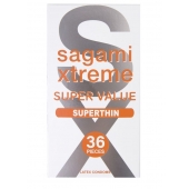Ультратонкие презервативы Sagami Xtreme Superthin - 36 шт. - Sagami - купить с доставкой в Улан-Удэ