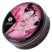 Массажная свеча Rose Petals с ароматом розы - 30 мл. - Shunga - купить с доставкой в Улан-Удэ