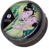 Массажная свеча Exotic Green Tea с ароматом зелёного чая - 30 мл. - Shunga - купить с доставкой в Улан-Удэ