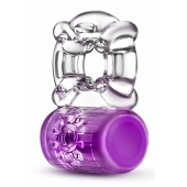 Фиолетовое эрекционное виброкольцо Pleaser Rechargeable C-Ring - Blush Novelties - в Улан-Удэ купить с доставкой