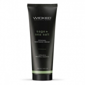 Массажный легкий крем WICKED Sage plus Sea Salt - 120 мл. - Wicked - купить с доставкой в Улан-Удэ