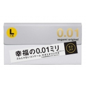 Презервативы Sagami Original 0.02 L-size увеличенного размера - 5 шт. - Sagami - купить с доставкой в Улан-Удэ