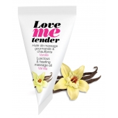 Съедобное согревающее массажное масло Love Me Tender Vanilla с ароматом ванили - 10 мл. - Love to Love - купить с доставкой в Улан-Удэ