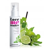 Съедобное согревающее массажное масло Love Me Tender Mojito с ароматом мохито - 100 мл. - Love to Love - купить с доставкой в Улан-Удэ