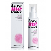 Съедобное согревающее массажное масло Love Me Tender Cotton Candy с ароматом сладкой ваты - 100 мл. - Love to Love - купить с доставкой в Улан-Удэ