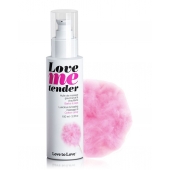 Съедобное согревающее массажное масло Love Me Tender Cotton Candy с ароматом сладкой ваты - 100 мл. - Love to Love - купить с доставкой в Улан-Удэ