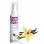 Съедобное согревающее массажное масло Love Me Tender Vanilla с ароматом ванили - 100 мл. - Love to Love - купить с доставкой в Улан-Удэ
