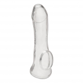 Прозрачная насадка на пенис Transparent Penis Enhancing Sleeve Extension - 15,9 см. - BlueLine - в Улан-Удэ купить с доставкой
