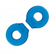 Комплект из двух колец для пениса 2-Pack Ultra-Stretch Stamina Endurance Ring - BlueLine - в Улан-Удэ купить с доставкой