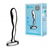 Стальной стимулятор простаты Stainless Steel Prostate Plug - 11,5 см. - b-Vibe - в Улан-Удэ купить с доставкой