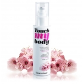 Силиконовый лубрикант 2-в-1 Touch My Body с ароматом вишнёвого цвета - 100 мл. - Love to Love - купить с доставкой в Улан-Удэ