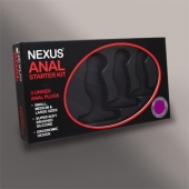 Набор из 3 массажеров простаты чёрного цвета NEXUS ANAL STARTER KIT - Nexus Range - в Улан-Удэ купить с доставкой