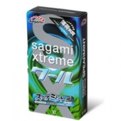 Презервативы Sagami Xtreme Mint с ароматом мяты - 10 шт. - Sagami - купить с доставкой в Улан-Удэ