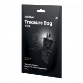 Черный мешочек для хранения игрушек Treasure Bag L - Satisfyer - купить с доставкой в Улан-Удэ