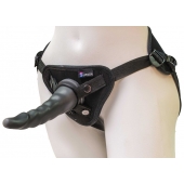 Комплект из трусиков Harness и двух насадок - 20,5 и 18 см. - LOVETOY (А-Полимер) - купить с доставкой в Улан-Удэ