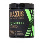 Презервативы MAXUS Mixed - 12 шт. - Maxus - купить с доставкой в Улан-Удэ