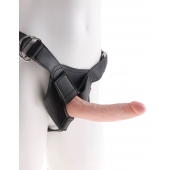 Страпон на виниловых трусиках Strap-on Harness Cock - 17,8 см. - Pipedream - купить с доставкой в Улан-Удэ
