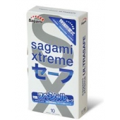 Презервативы Sagami Xtreme Ultrasafe с двойным количеством смазки - 10 шт. - Sagami - купить с доставкой в Улан-Удэ