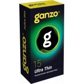Прозрачные ультратонкие презервативы Ganzo Ultra thin - 15 шт. - Ganzo - купить с доставкой в Улан-Удэ