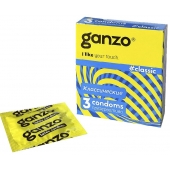 Классические презервативы с обильной смазкой Ganzo Classic - 3 шт. - Ganzo - купить с доставкой в Улан-Удэ